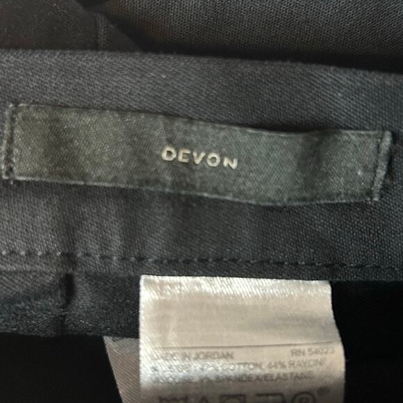 Banana Republic Women Pants Black Devon Ankle Side Zip Pull On Stretch 6 - Picture 5 of 12